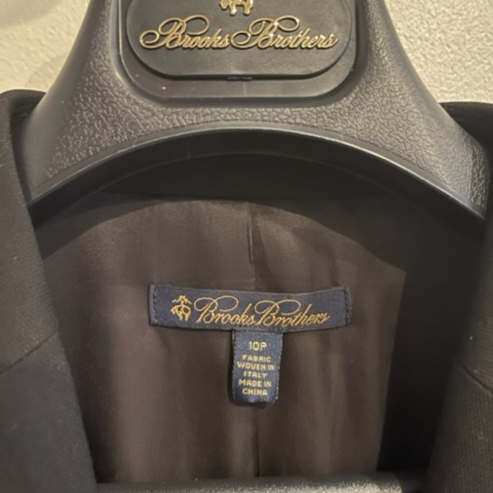 Brooks Brothers petite wool jacket black size 10
